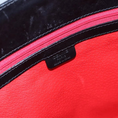 Celine Vintage Suede, Black, Suede, Shoulder Bag