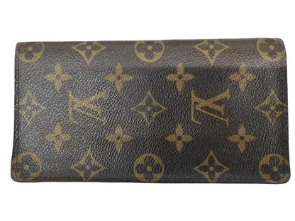 Louis Vuitton Long Wallet Bifold monogram canvas, Brown, Canvas, Wallet