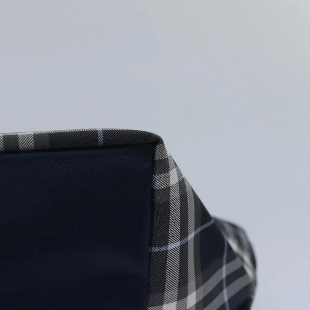 Burberry Nova Check Blue Label Nylon, Navy, Nylon, Handbag