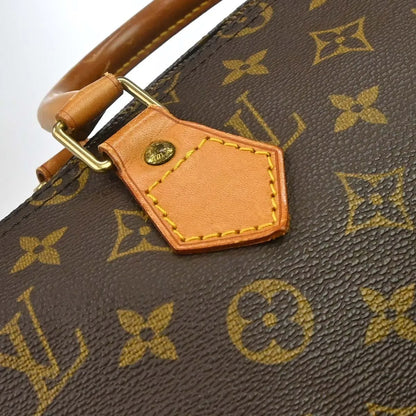Louis Vuitton Speedy Monogram, Brown, Canvas, Handbag