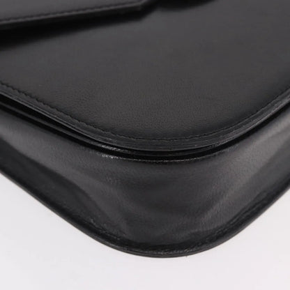 Saint Laurent Vintage Leather, Black, Leather, Handbag