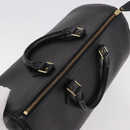 Louis Vuitton Speedy Epi Leather, Black, Leather, Handbag