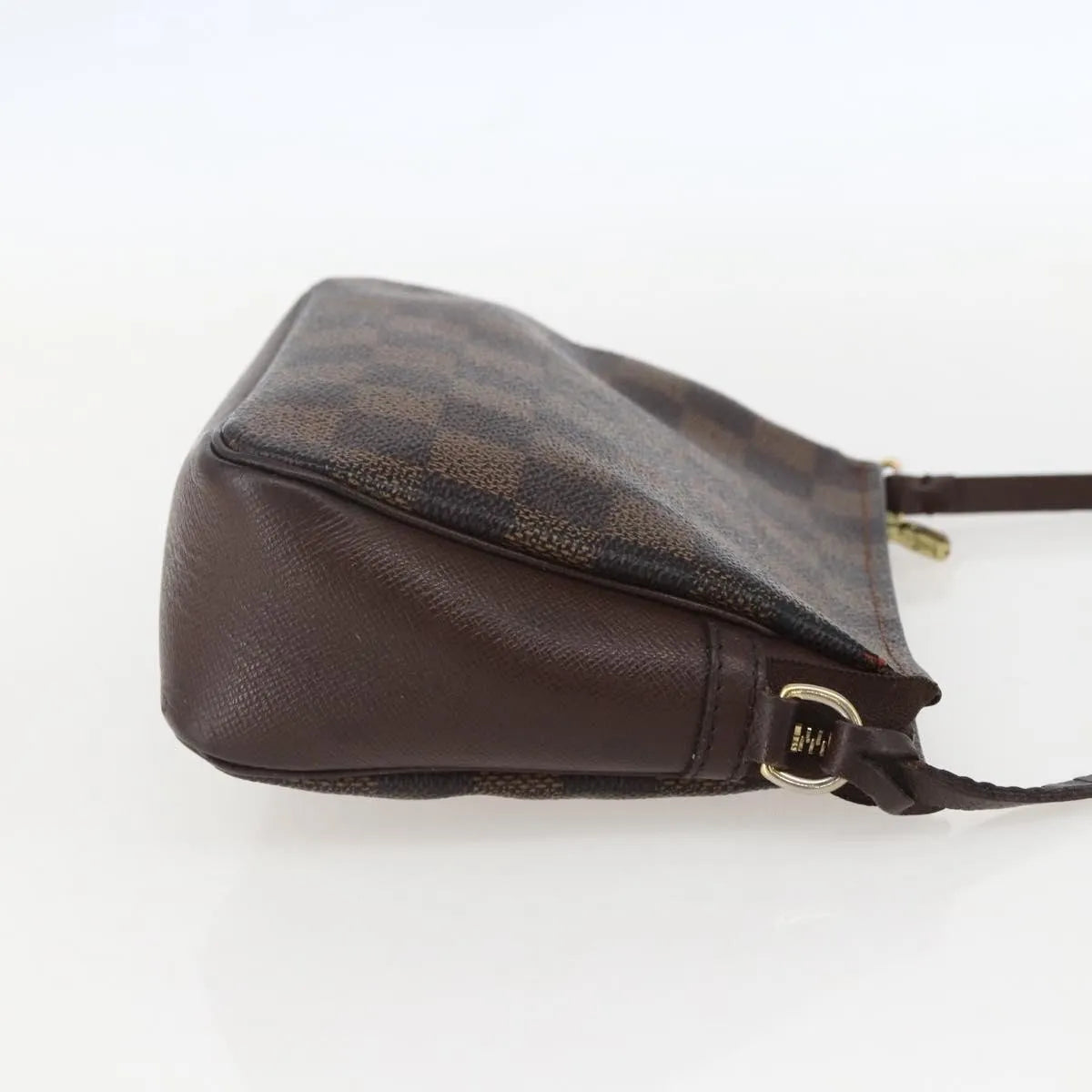 Louis Vuitton Trousse Make Up Damier Canvas, Brown, Canvas, Clutch