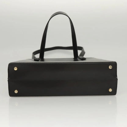 Celine Vintage Leather, Black, Leather, Shoulder Bag