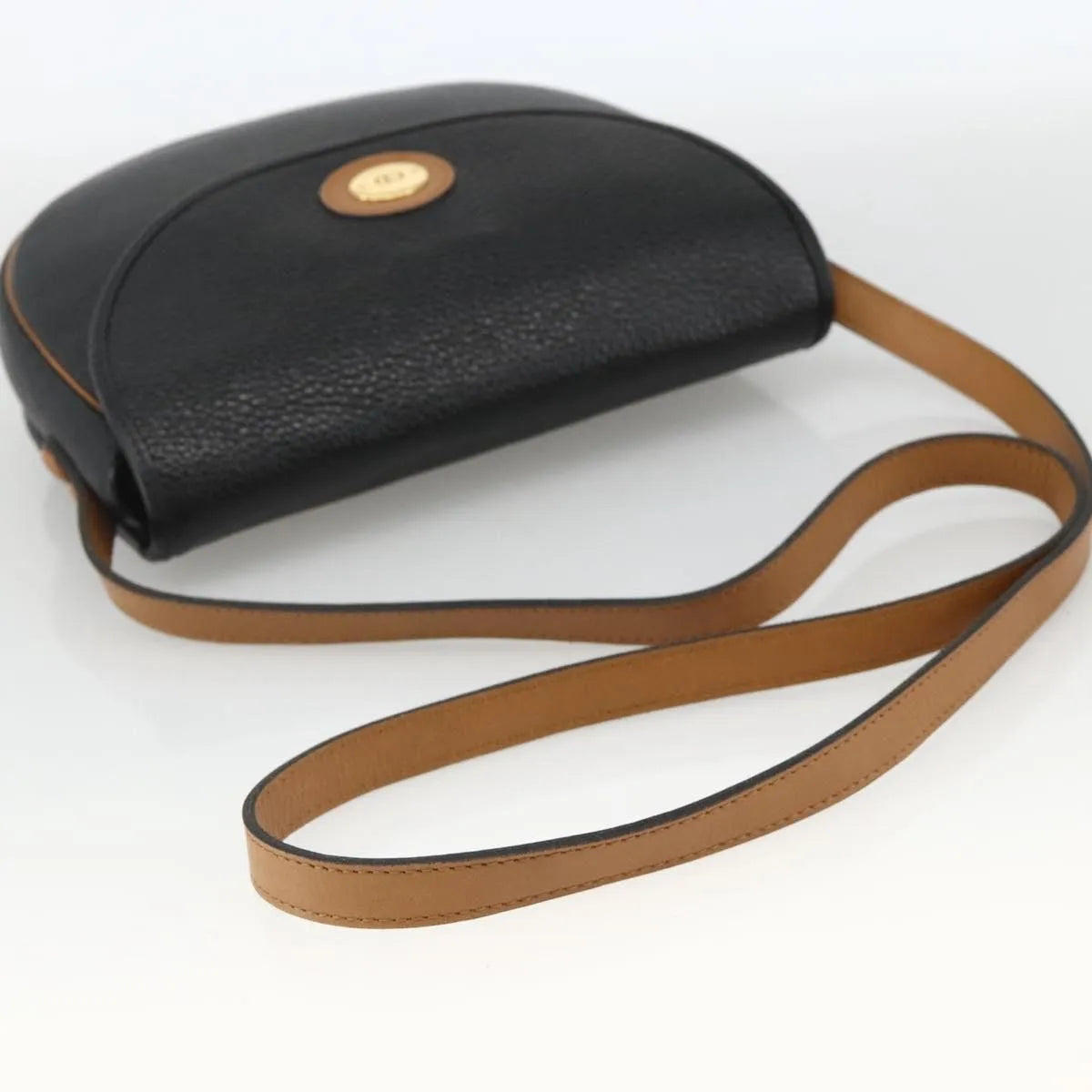 Christian Dior CD Shoulder bag Leather, Black, Leather, Shoulder Bag