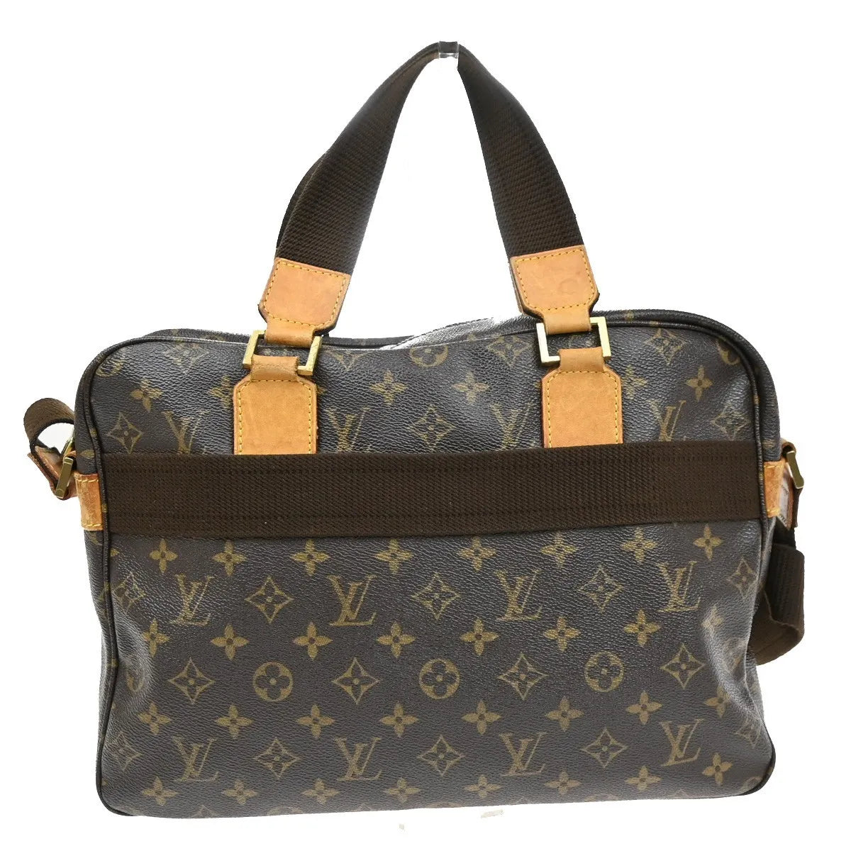 Louis Vuitton Sac Bosphore Monogram Canvas, Brown, Leather, Briefcase
