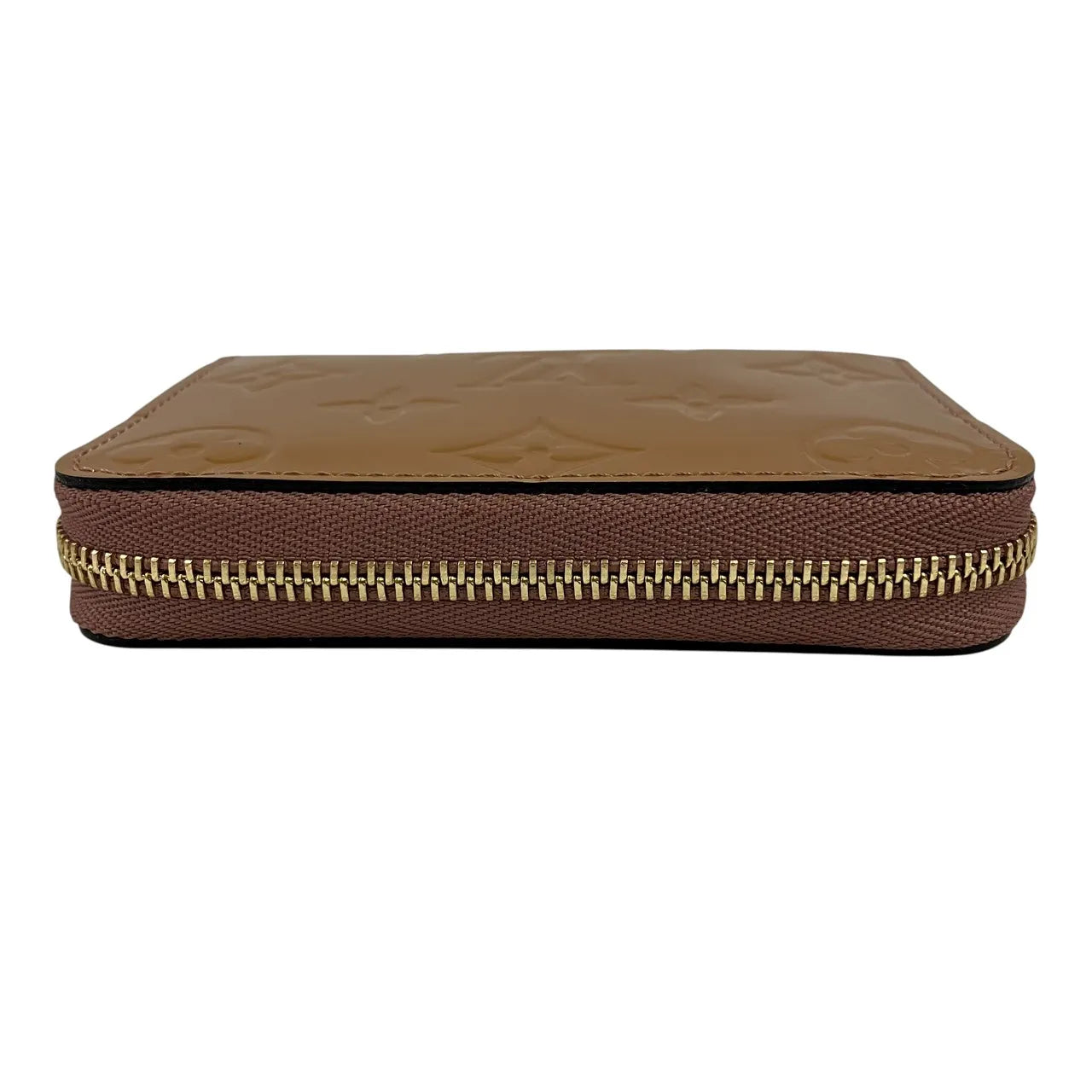 Louis Vuitton Zip Coin Purse Epi Leather, Brown, Patent Leather, Wallet