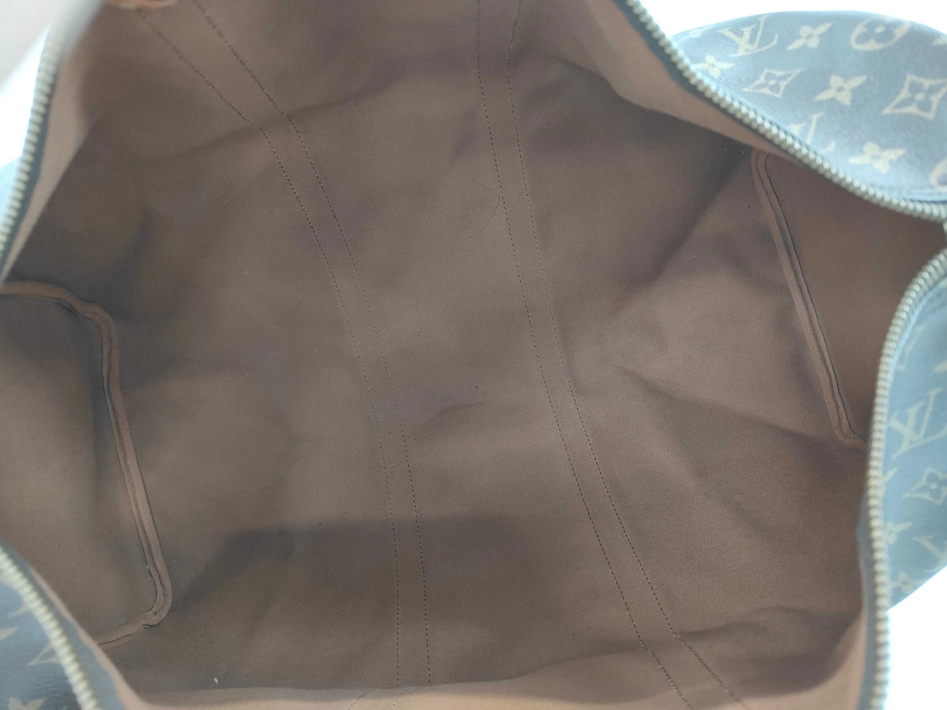 Louis Vuitton Keepall Monogram Canvas, Brown, Canvas, Travel Bag