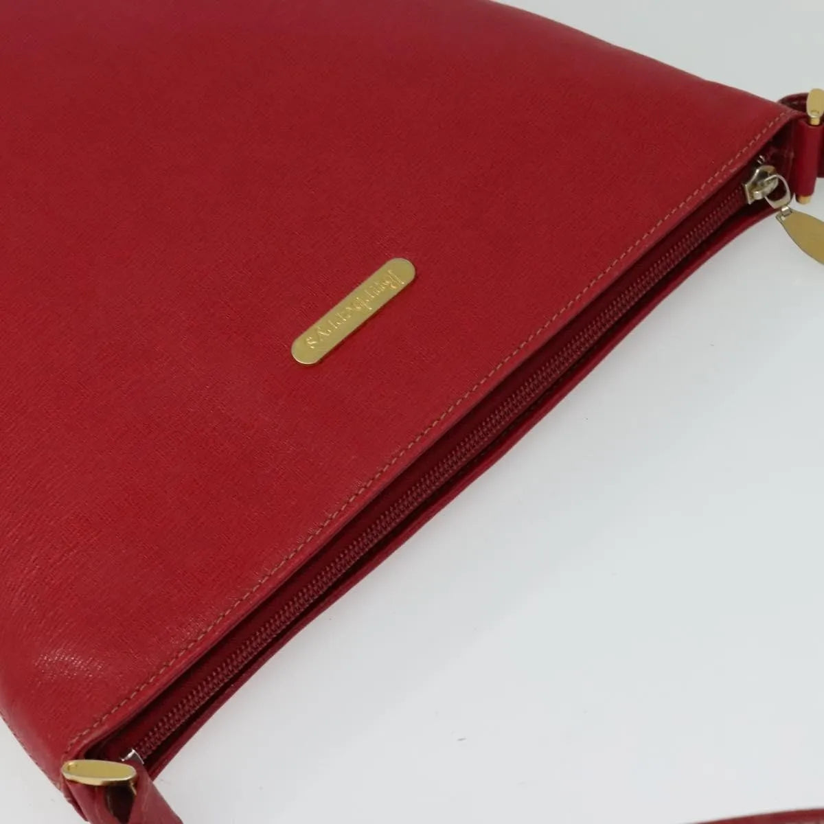 Burberry Vintage Leather, Red, Leather, Shoulder Bag