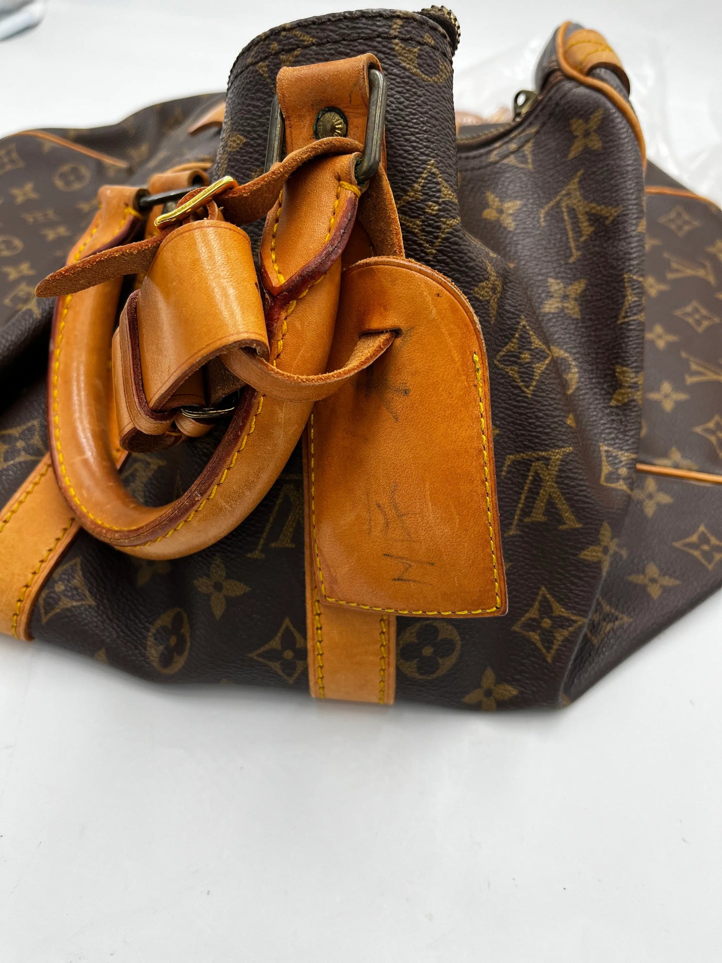 Louis Vuitton Keepall Monogram Canvas, Brown, Canvas, Travel Bag