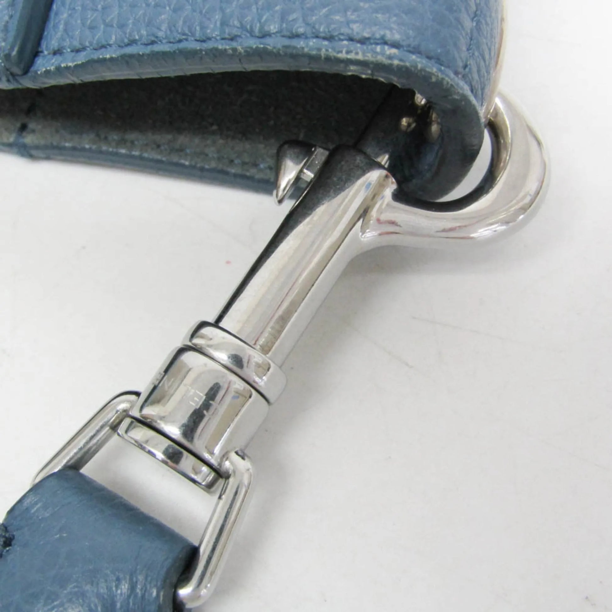 Celine Sangle Seau Calfskin, Blue, Leather, Shoulder Bag