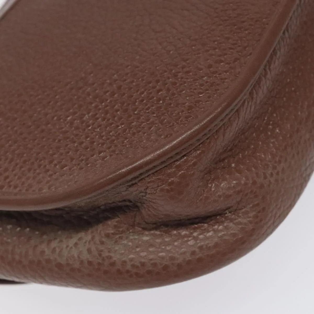 Christian Dior Vintage CD Flap Leather, Brown, Leather, Shoulder Bag