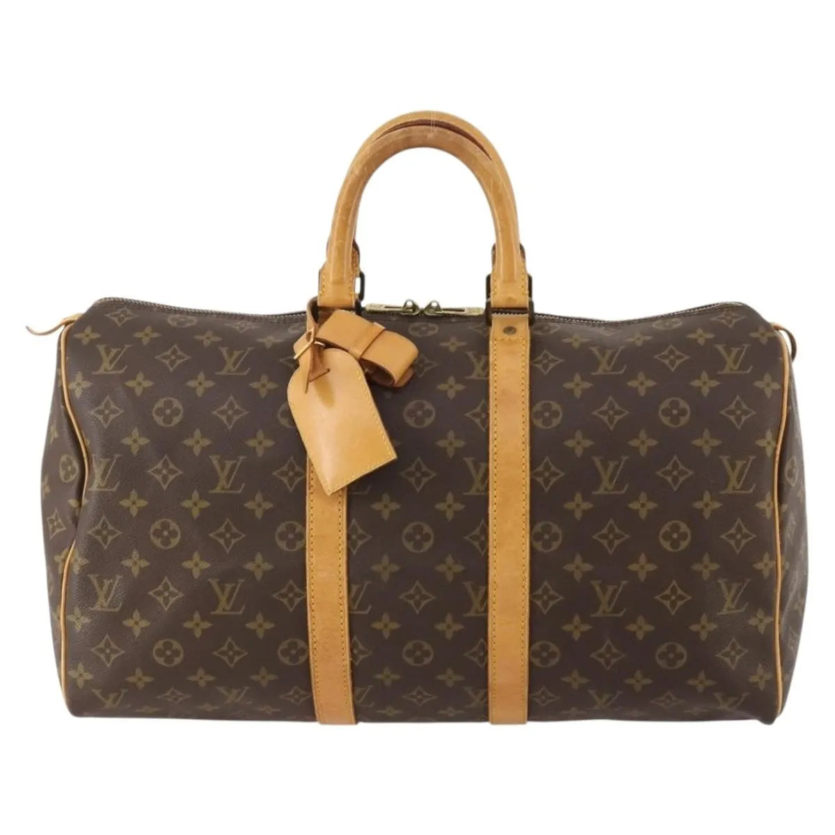 Louis Vuitton Keepall Monogram Canvas, Brown, Canvas, Travel Bag