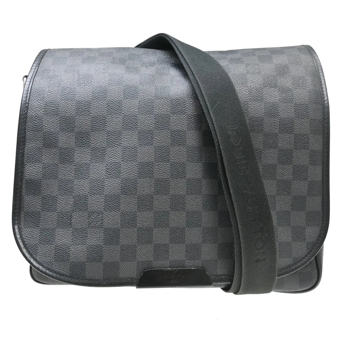 Louis Vuitton Daniel Messenger Damier Graphite, Black, Canvas, Shoulder Bag