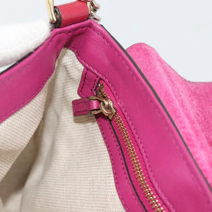 Gucci Soho Chain Patent, Pink, Patent Leather, Shoulder Bag