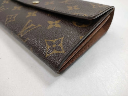Louis Vuitton Emilie Monogram Canvas, Brown, Canvas, Wallet