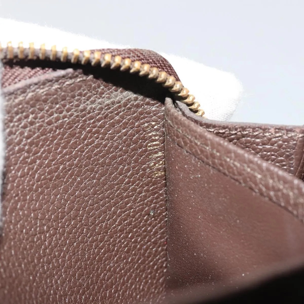Louis Vuitton Zippy Wallet NM Leather Empreinte, Brown, Leather, Wallet