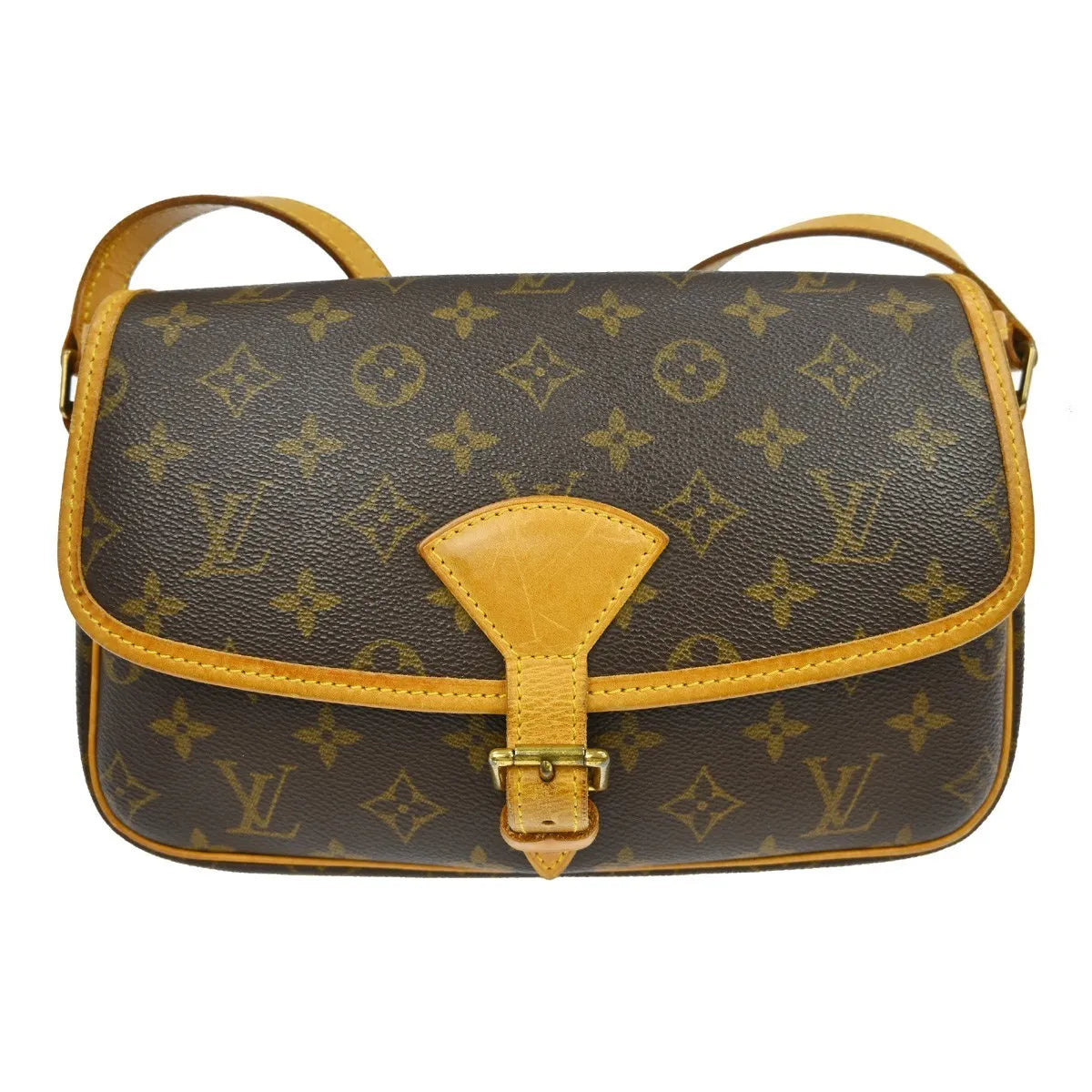 Louis Vuitton Sologne Monogram, Brown, Canvas, Shoulder Bag