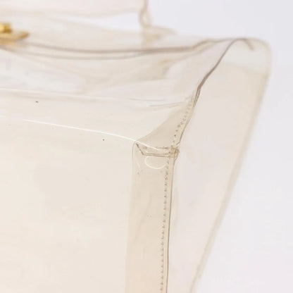 Hermes Kelly Vinyl, Clear, Plastic, Handbag