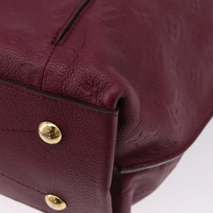 Louis Vuitton Metis Hobo Monogram Empreinte Leather, Burgundy, Leather, Handbag