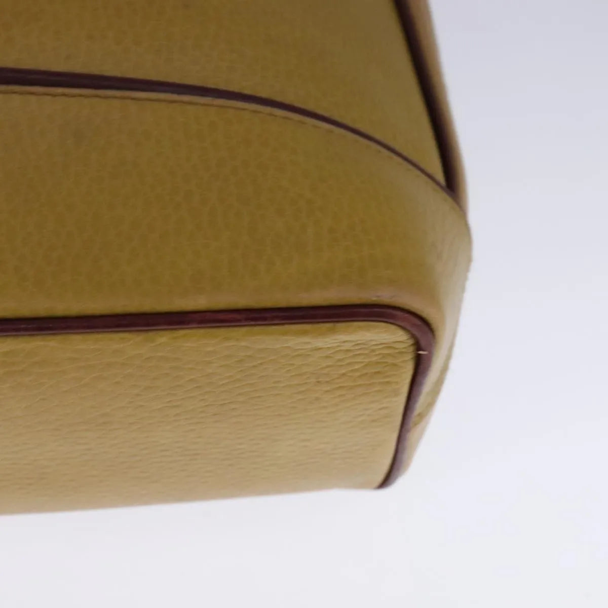 cartier Must de Cartier seau Leather, Yellow, Leather, Shoulder Bag