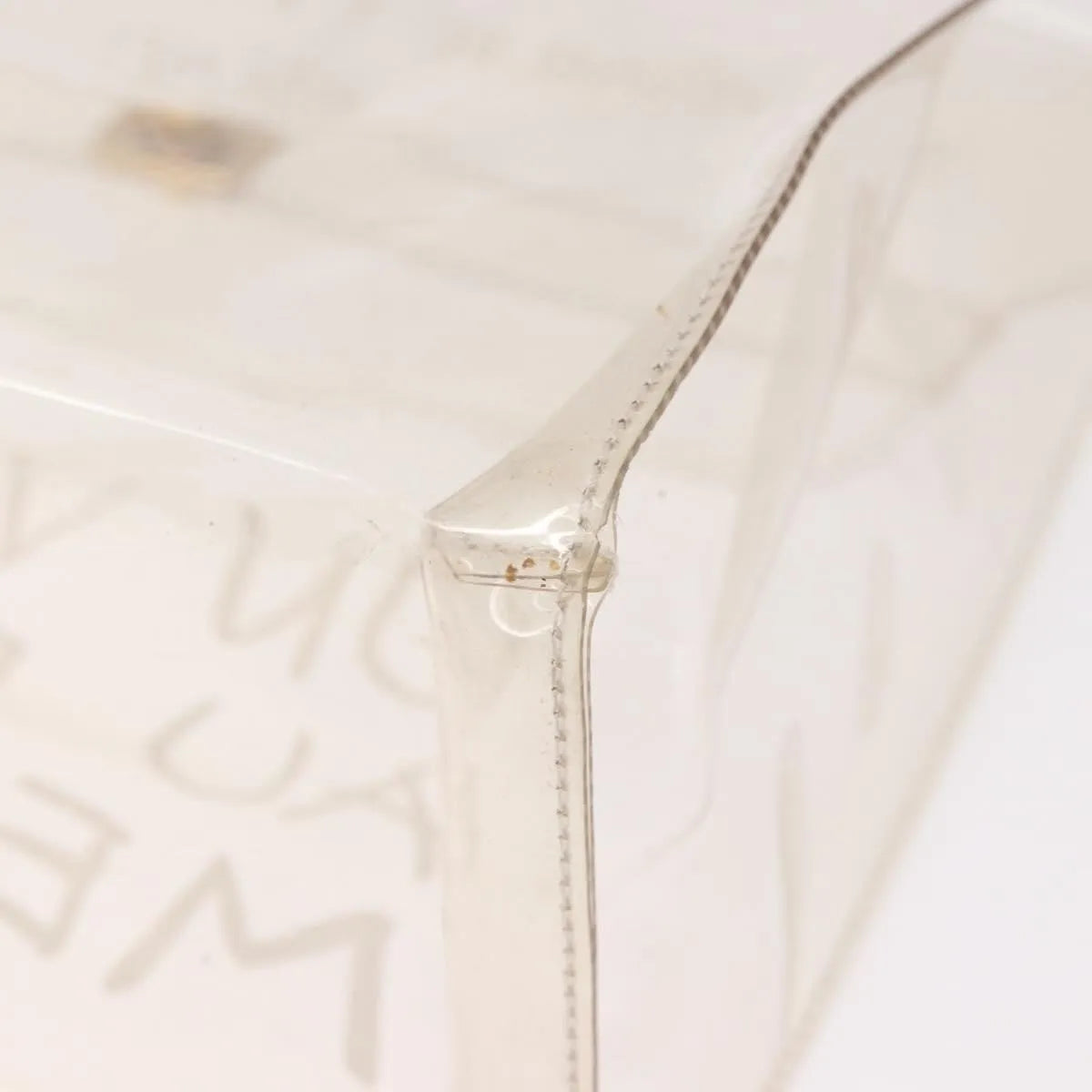 Hermes Kelly Vinyl, Clear, Plastic, Handbag
