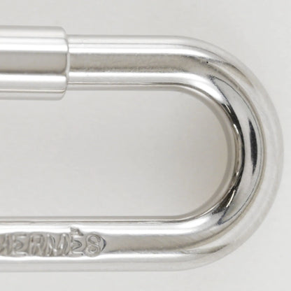 Hermes Cadena Metal, Silver, Metal, Charm