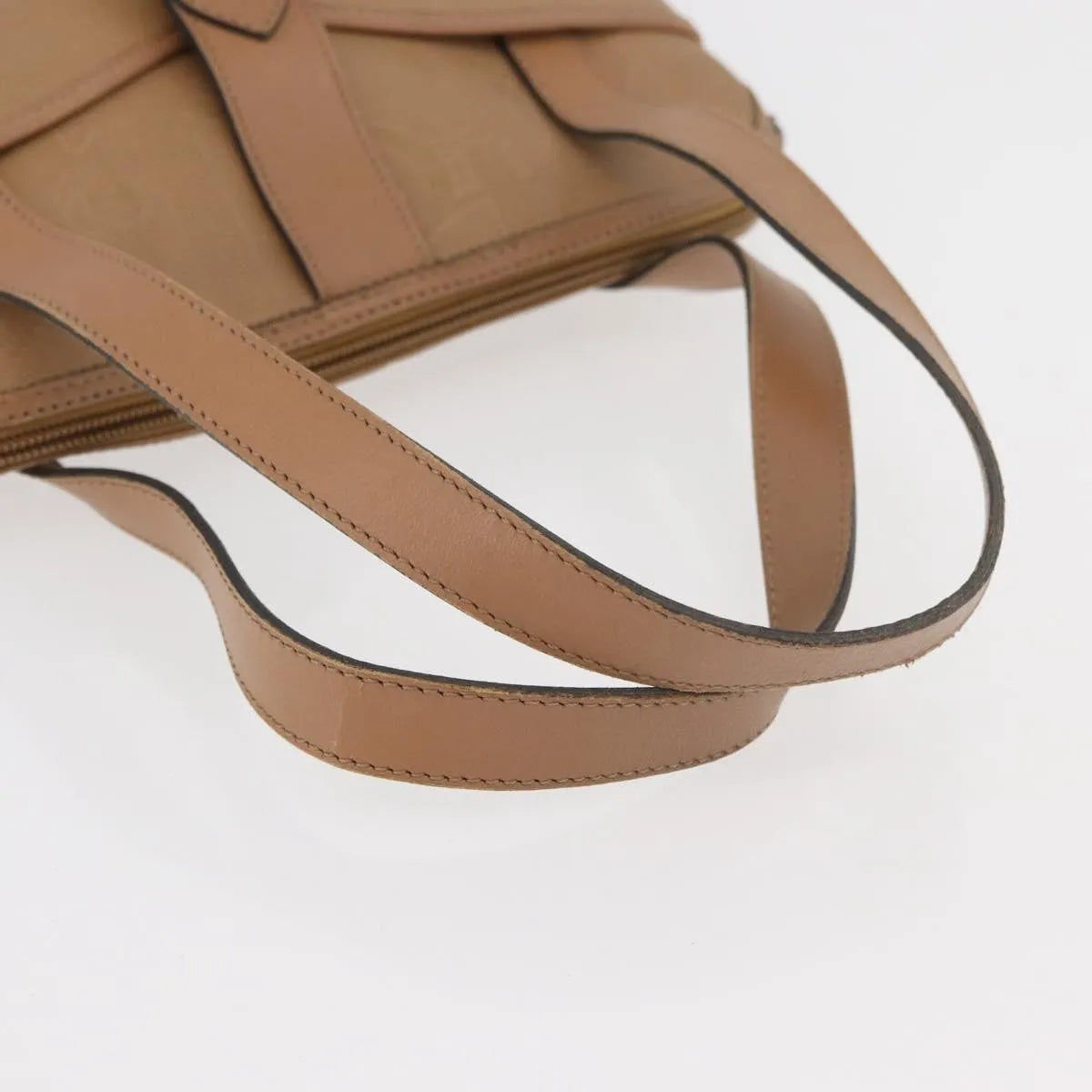 Christian Dior Vintage Trotter Canvas, Beige, Canvas, Handbag