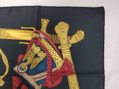 Hermes Carré 90 Silk multicolor, Blue, Silk, Scarf