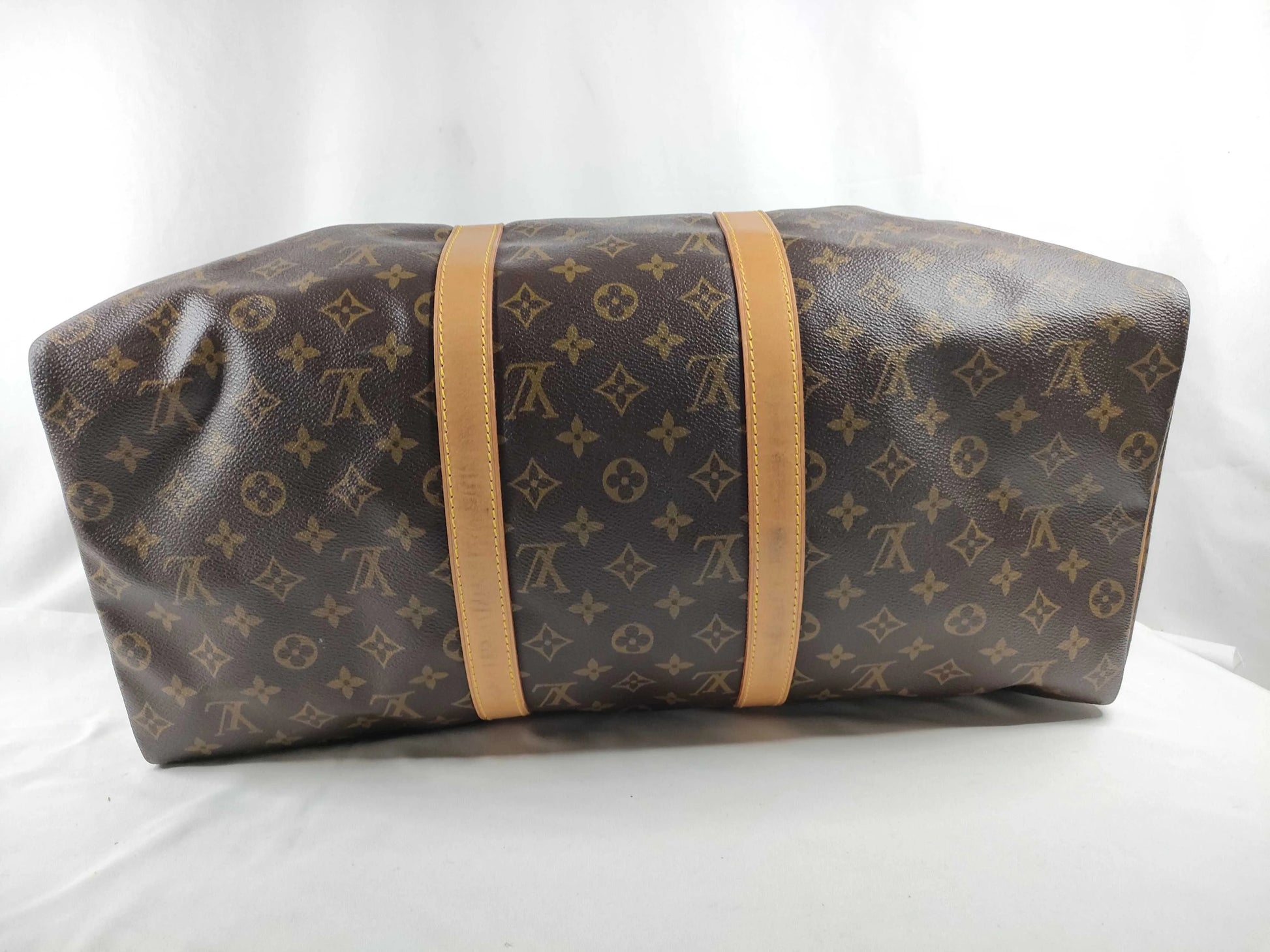 Louis Vuitton Keepall Monogram Canvas, Brown, Canvas, Travel Bag