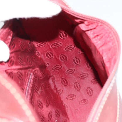 cartier Vintage must de Cartier Leather, Burgundy, Leather, Shoulder Bag