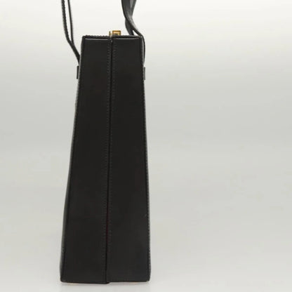 Celine Vintage Leather, Black, Leather, Shoulder Bag