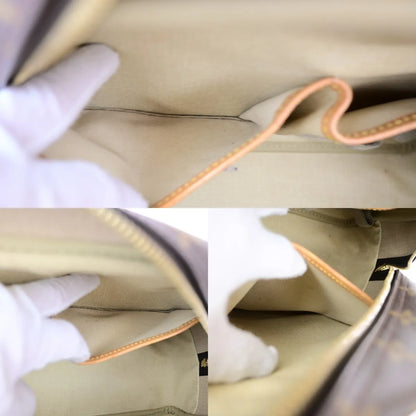 Louis Vuitton Deauville Monogram, Brown, Canvas, Handbag
