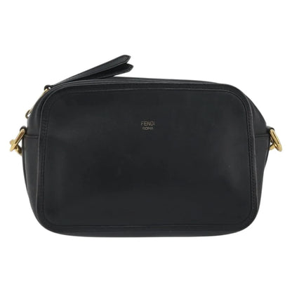Fendi F is Fendi Camera Leather, Navy, Leather, Shoulder Bag