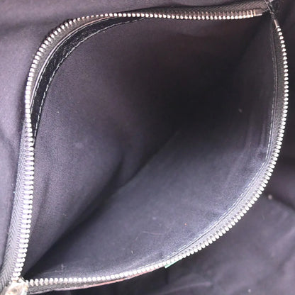 Balenciaga Bazar Convertible Tote Striped Leather, Green, Leather, Tote Bag