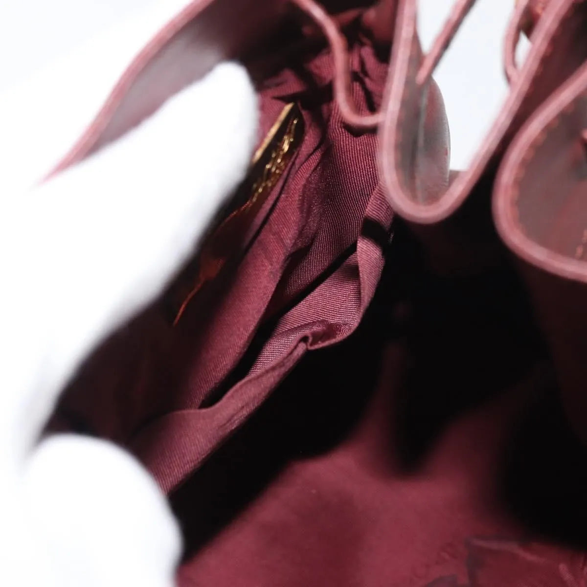 cartier Must de cartier Leather, Burgundy, Leather, Shoulder Bag