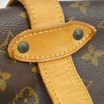 Louis Vuitton Saumur Monogram Canvas, Brown, Canvas, Shoulder Bag