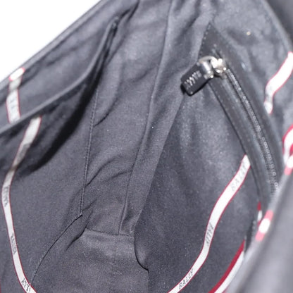 Bally Vintage Leather, Black, Leather, Shoulder Bag