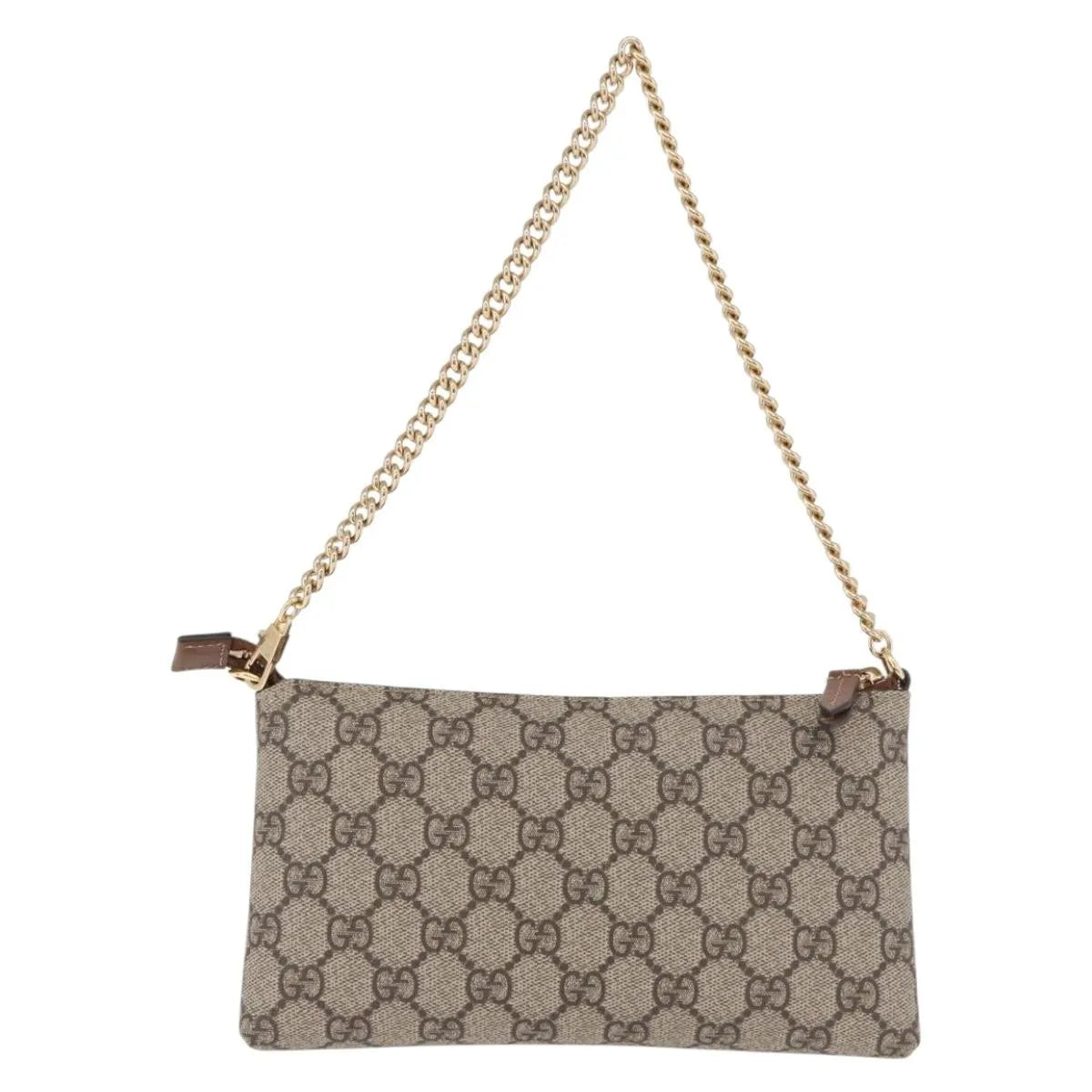 Gucci Pochette GG Canvas, Beige, PVC, Clutch