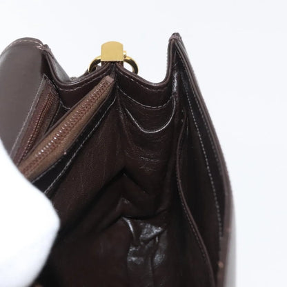 Gucci Vintage Leather, Brown, Leather, Shoulder Bag