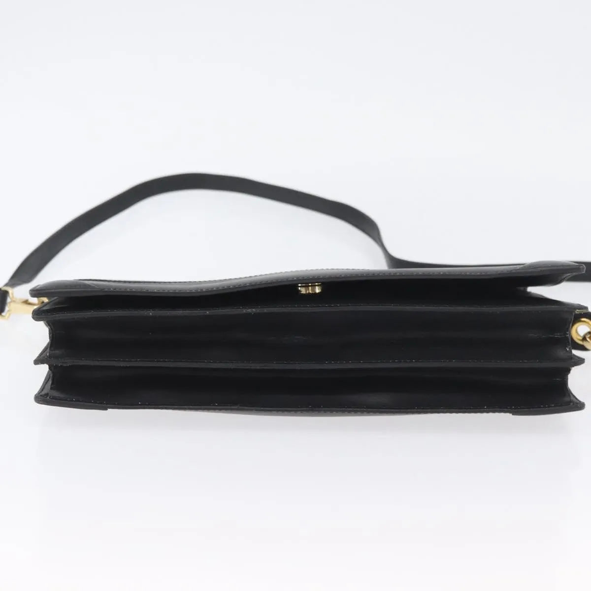 Celine Vintage Leather, Black, Leather, Shoulder Bag