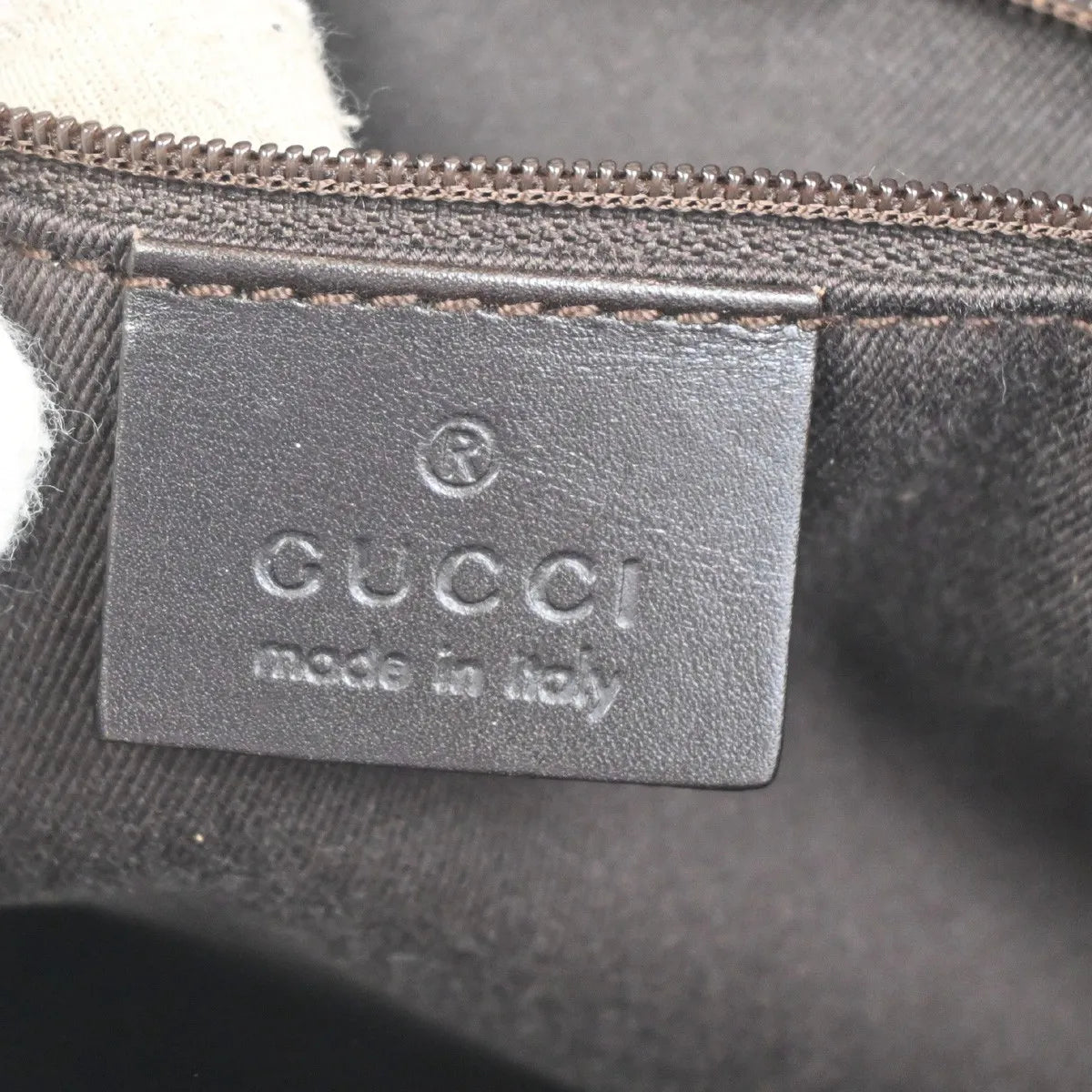 Gucci Vintage GG Coated Canvas, Brown, Canvas, Shoulder Bag