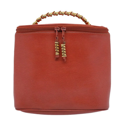 Loewe Vintage Velazquez Top Handle Leather, Orange, Leather, Handbag