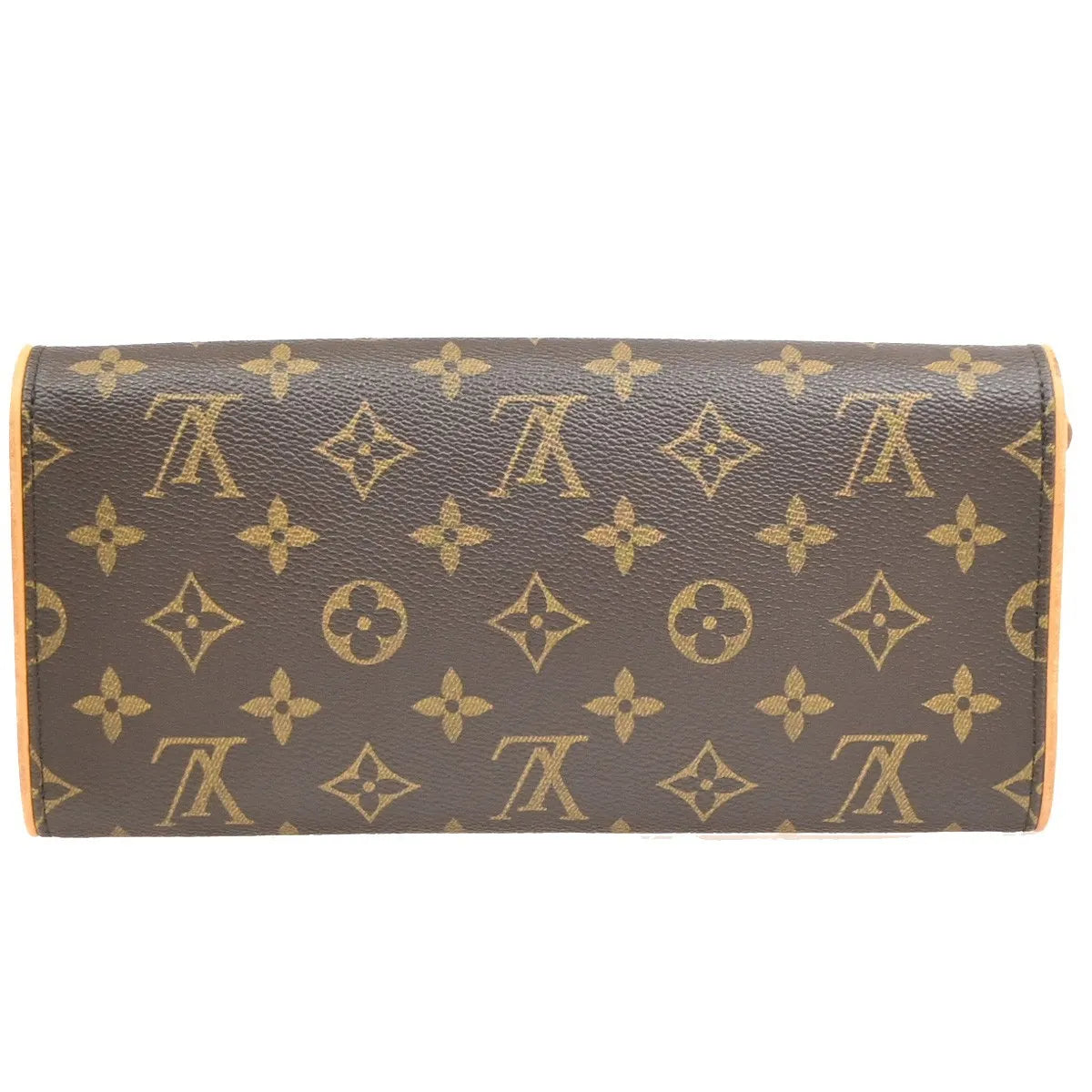 Louis Vuitton Twin Monogram Canvas, Brown, Canvas, Clutch