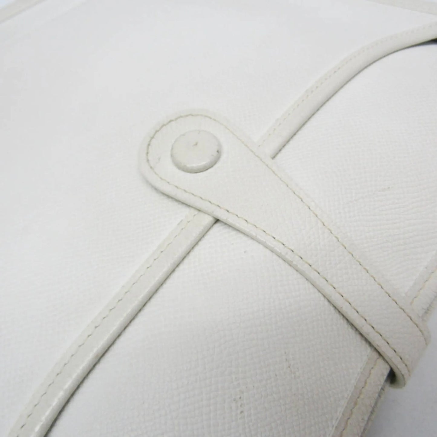 Hermes Evelyne Bag Gen II Epsom, White, Leather, Shoulder Bag