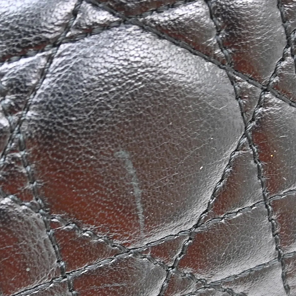 Christian Dior Lady Dior Cannage Quilt Lambskin, Black, Leather, Handbag