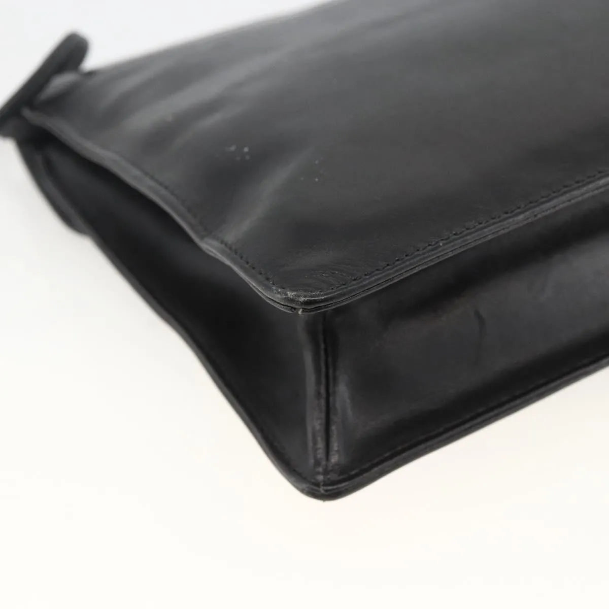 Givenchy Vintage 4G Leather, Black, Leather, Shoulder Bag