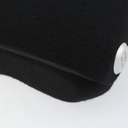 Chanel Millennium Jersey, Black, Cotton, Shoulder Bag
