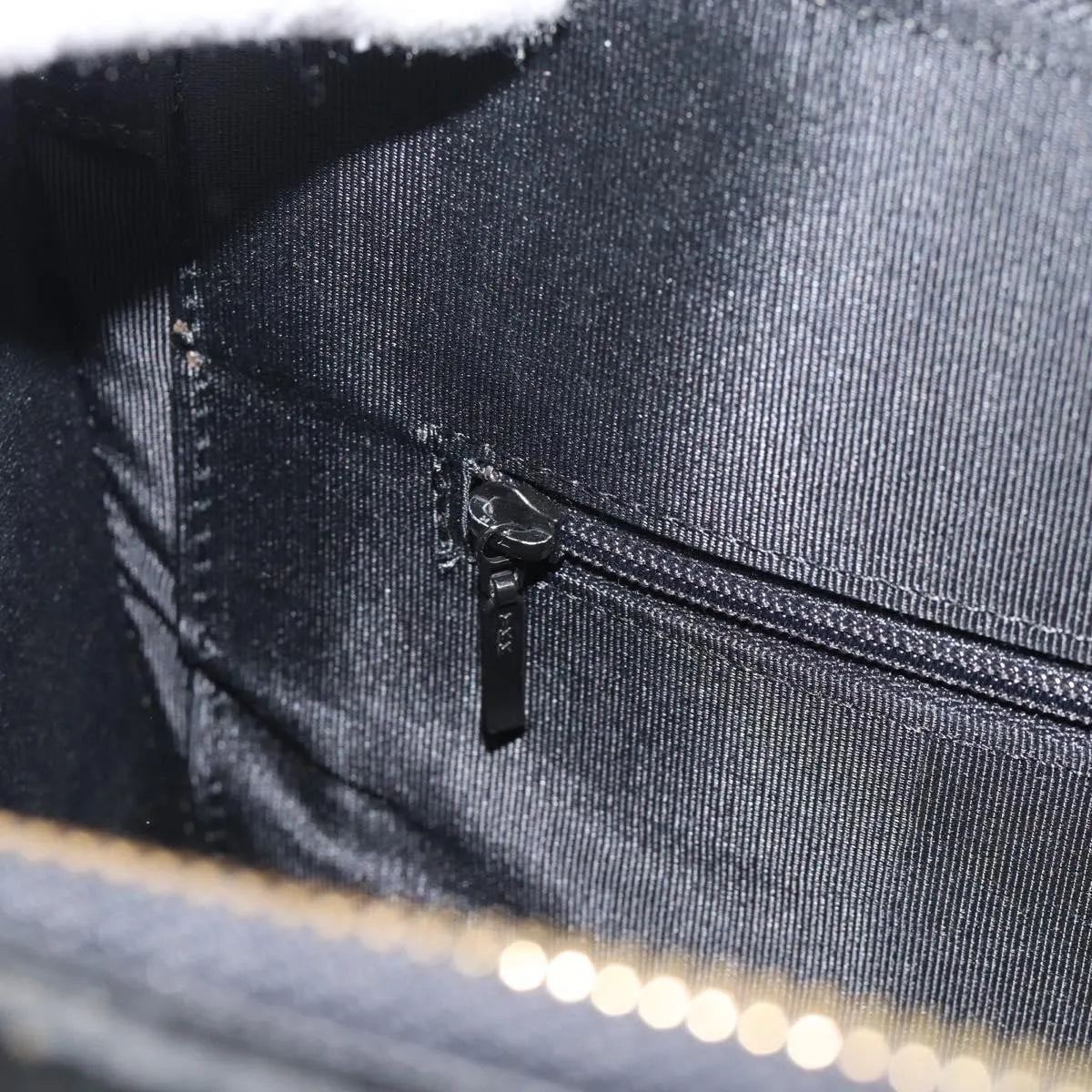 Saint Laurent Vintage Leather, Black, Leather, Tote Bag