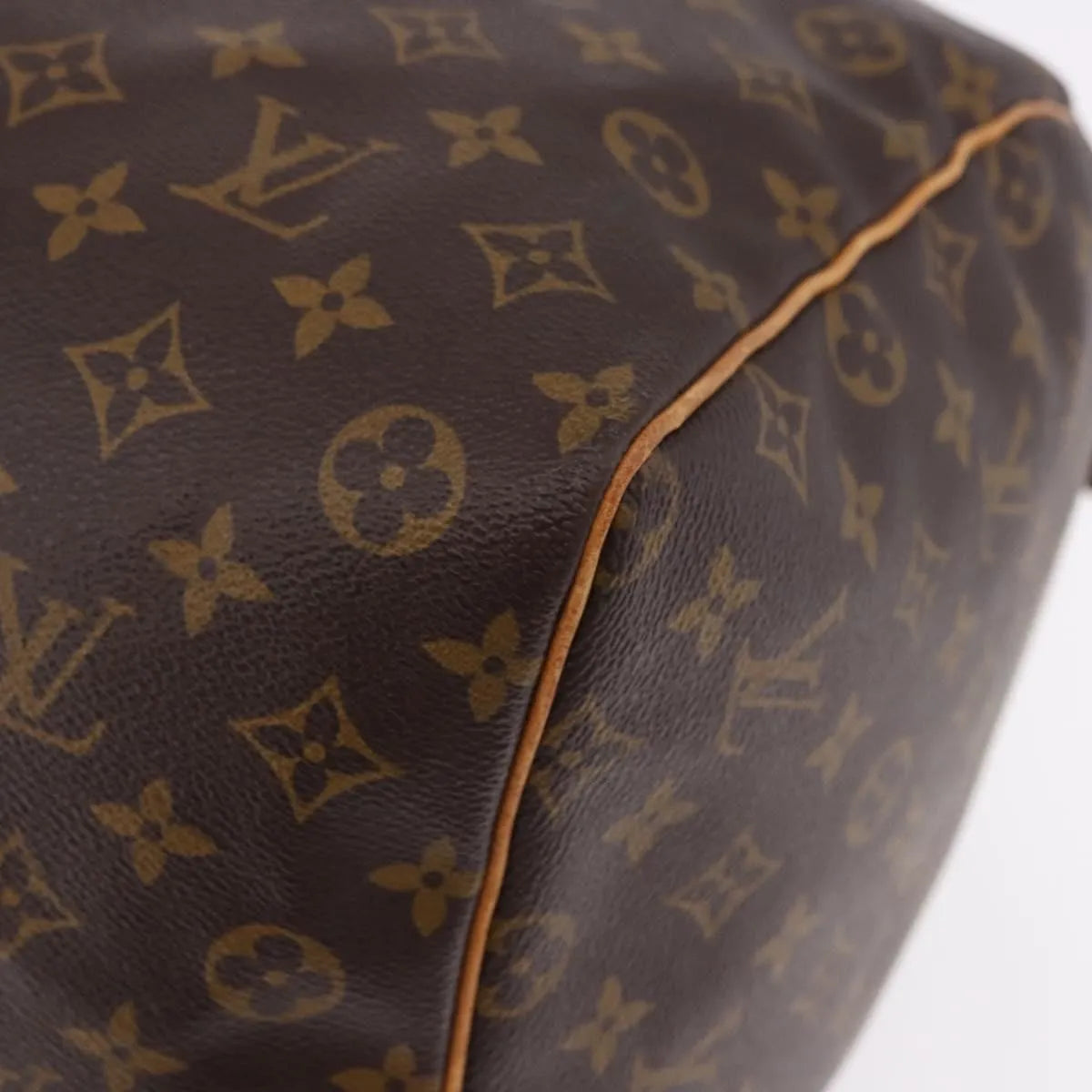 Louis Vuitton Keepall Monogram, Brown, Canvas, Travel Bag